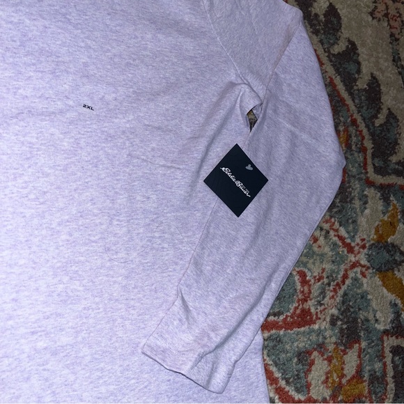 NWT Eddie bauer womens XXL casual long sleeve shirt lavender lilac color - Picture 2 of 7